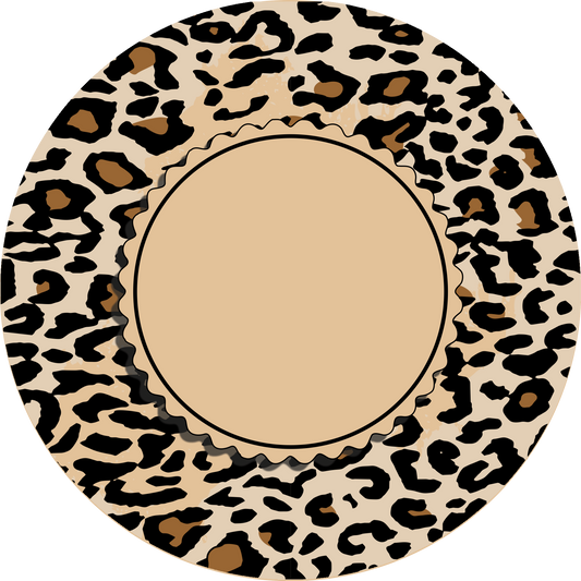 Happy Birthday Leopard Cake Topper