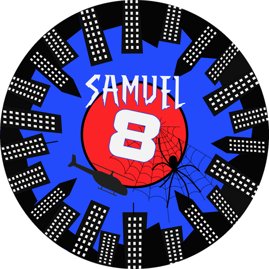 Happy Birthday Spider Cake Topper