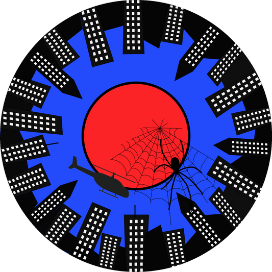 Happy Birthday Spider Cake Topper