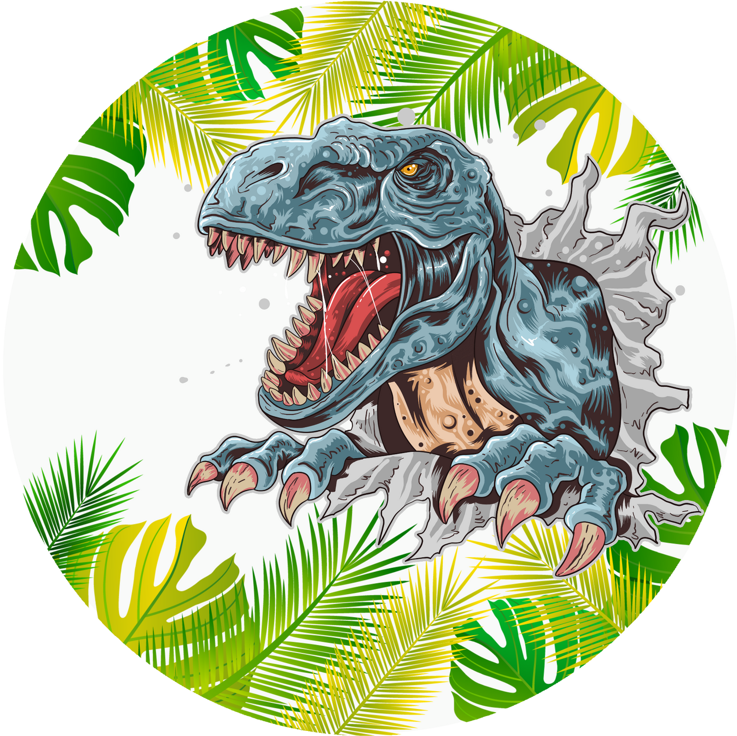 Happy Birthday T-Rex Cake Topper