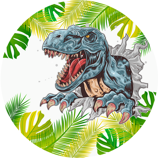 Happy Birthday T-Rex Cake Topper