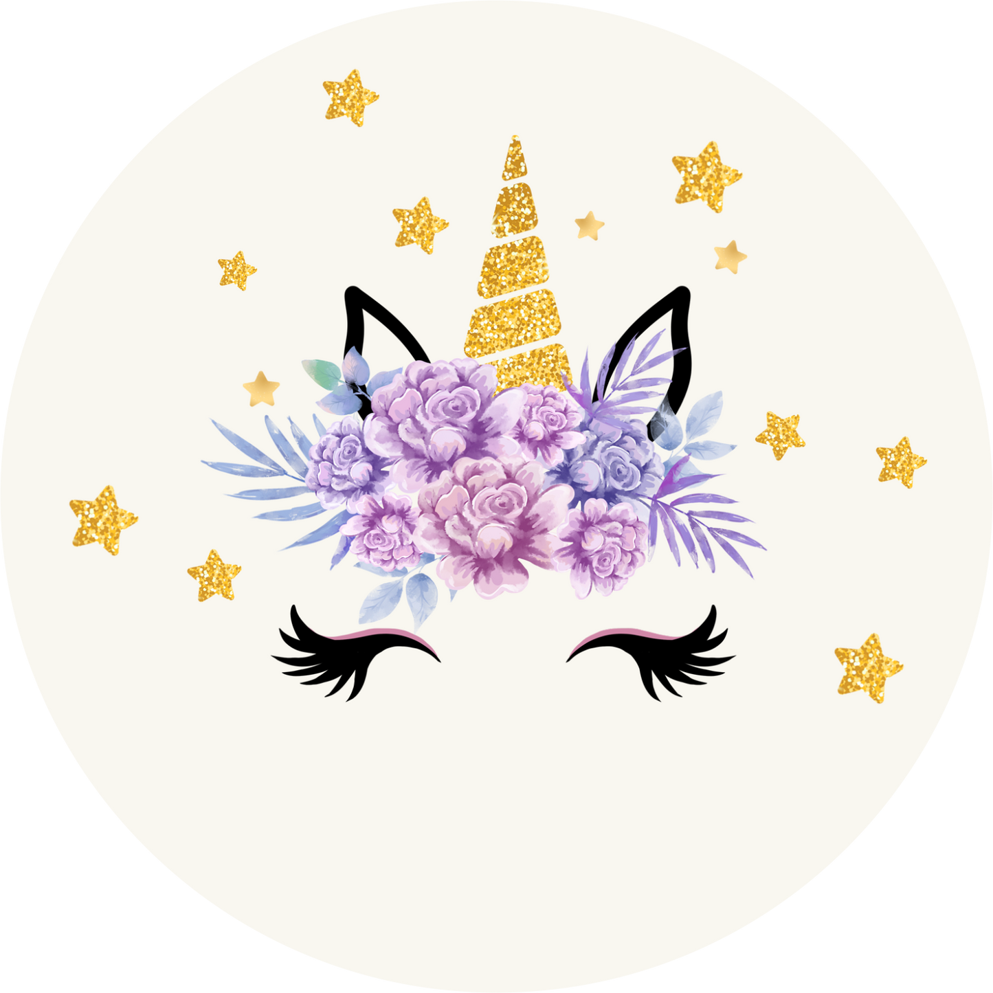 Happy Birthday Unicorn Cake Topper