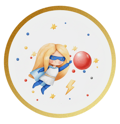 Super Girl with Personalized Name and Age