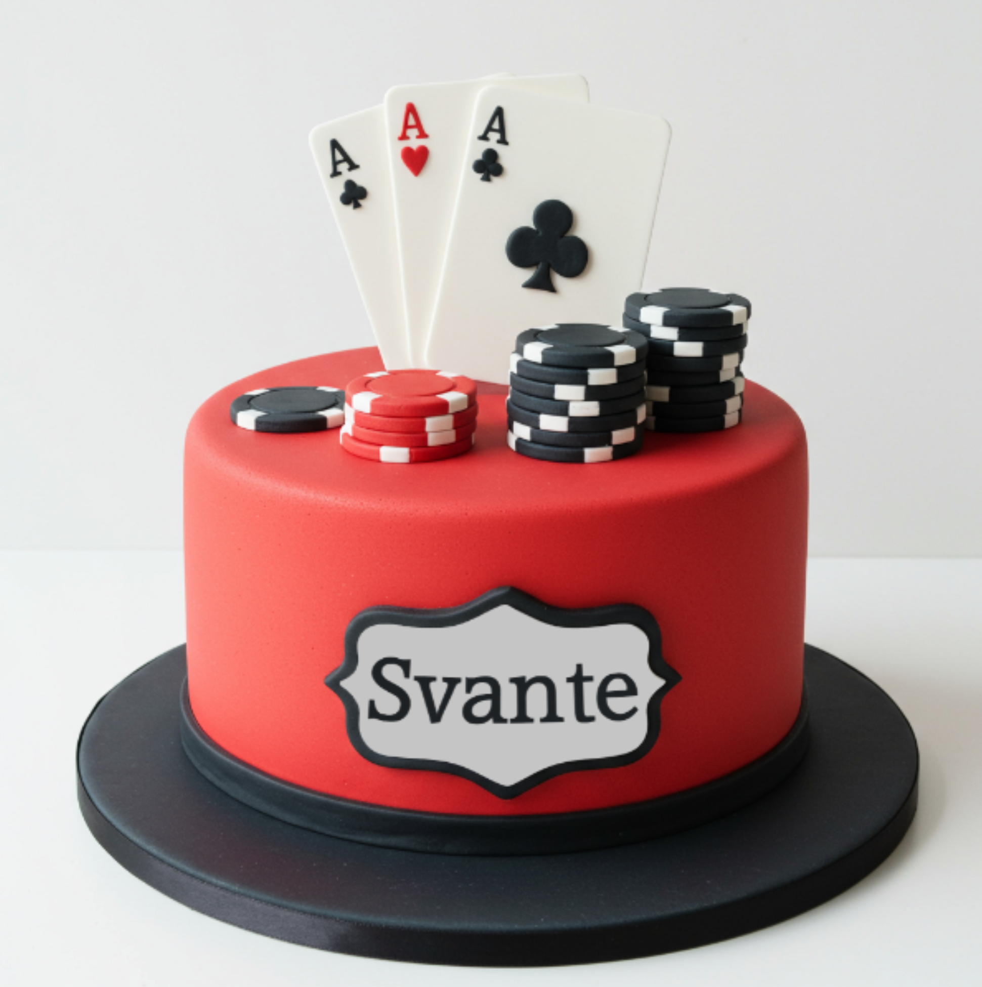 Poker Gambler Cake
