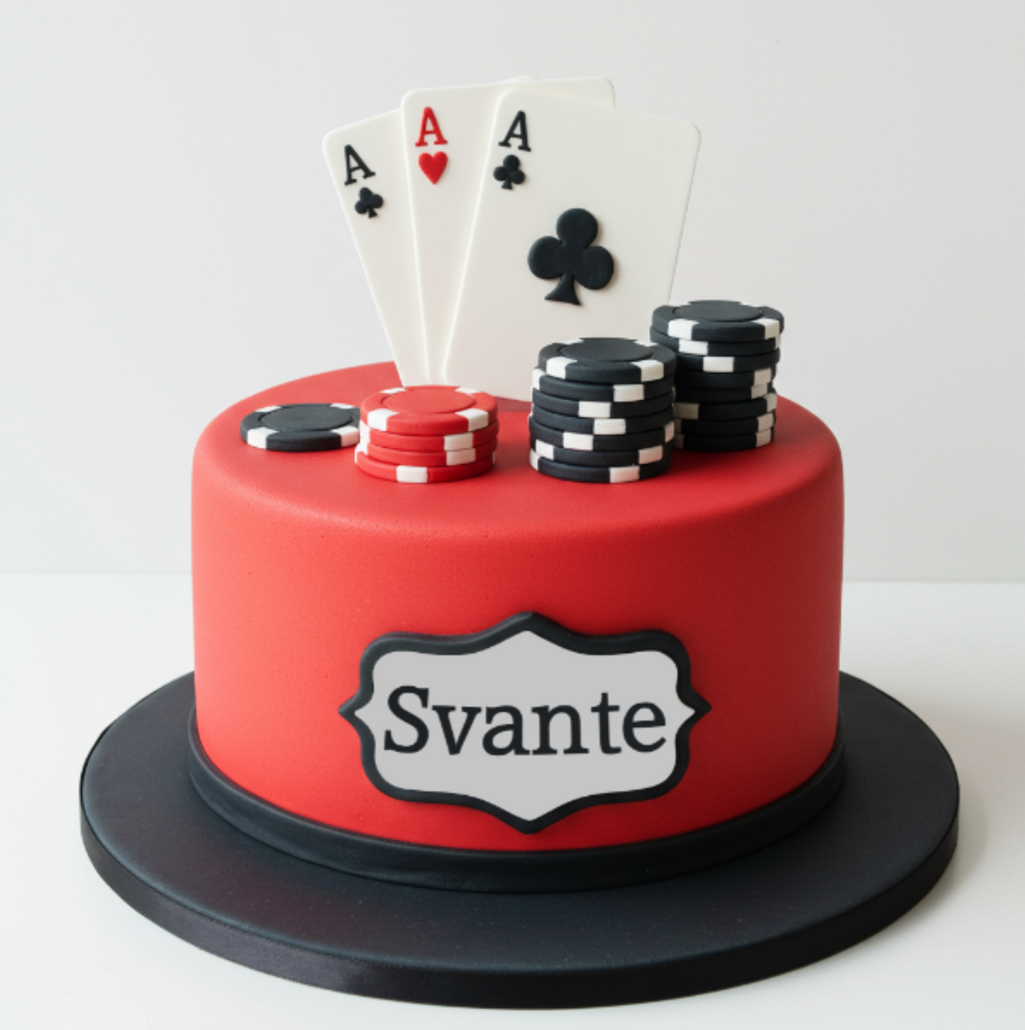 Poker Gambler Cake